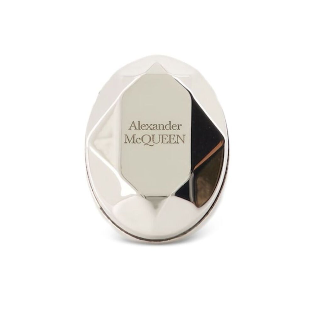 Alexander Mcqueen Women's The Faceted Stone Ring - Picture 5 of 5